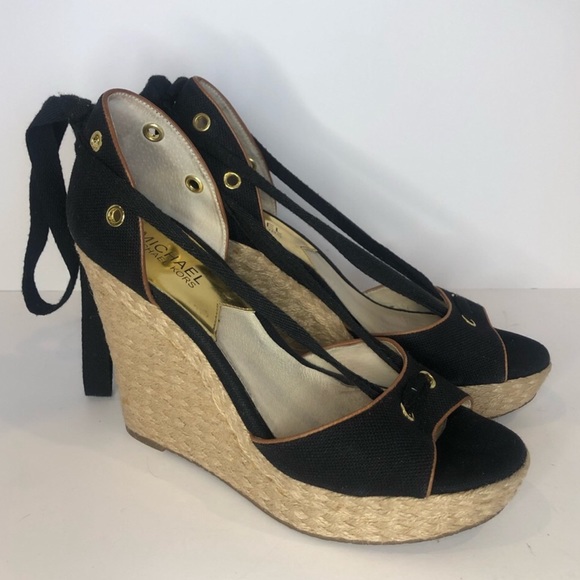 Michael Kors Black Espadrilles